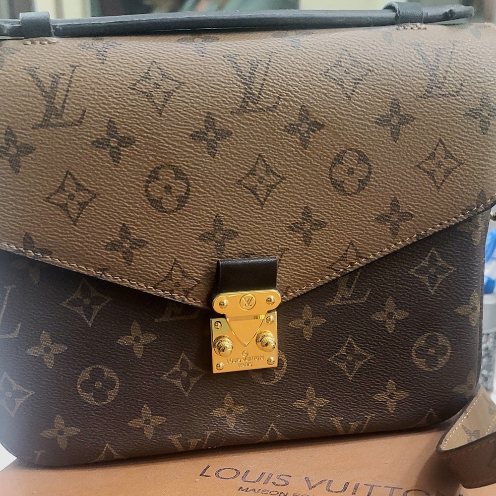 Source Unknown Brown Monogram Crossbody Bag NWT - image 2